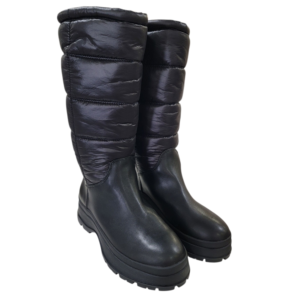 Noize Aya Puffer Boot Mid Calf Black Winter Warm Padded Cozy Quilted Women’s 9